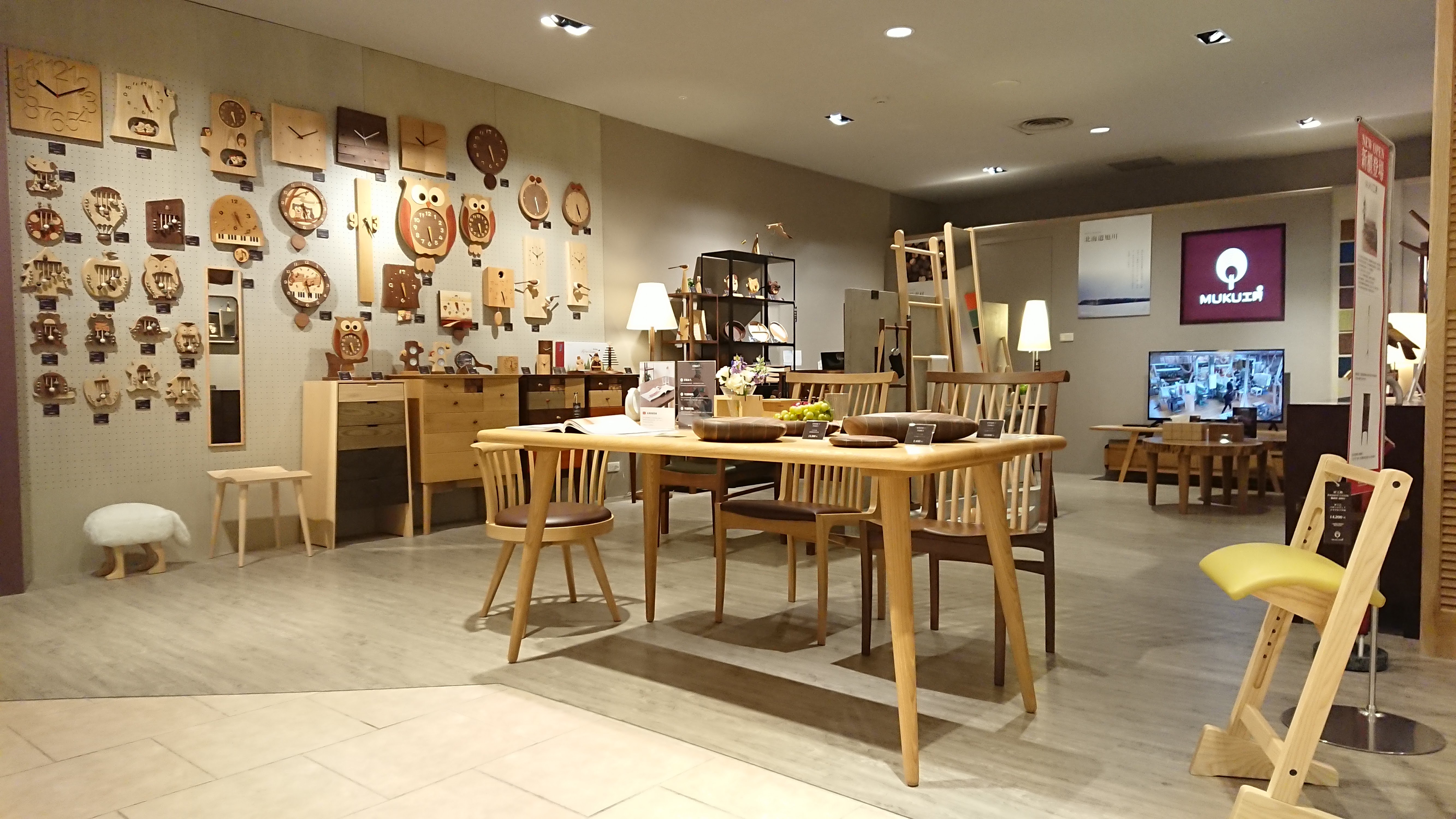 MUKU工房 常設店内の様子