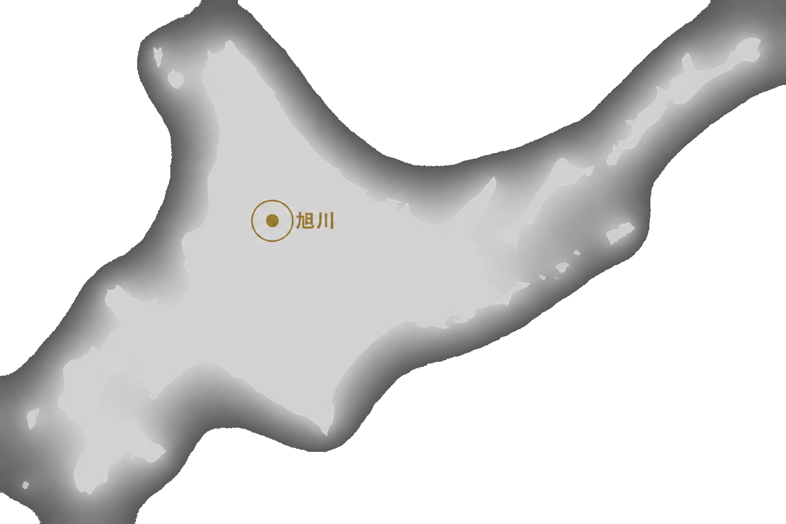 北海道の地図